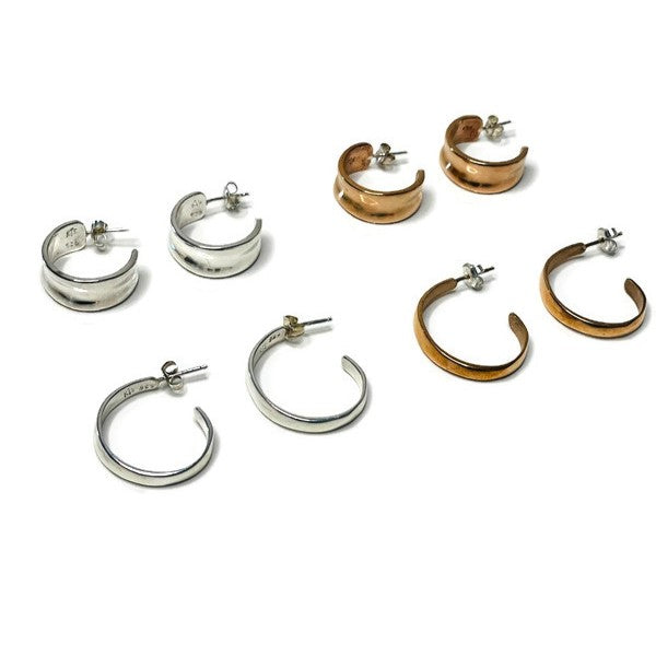RIVER EARRINGS SILVER