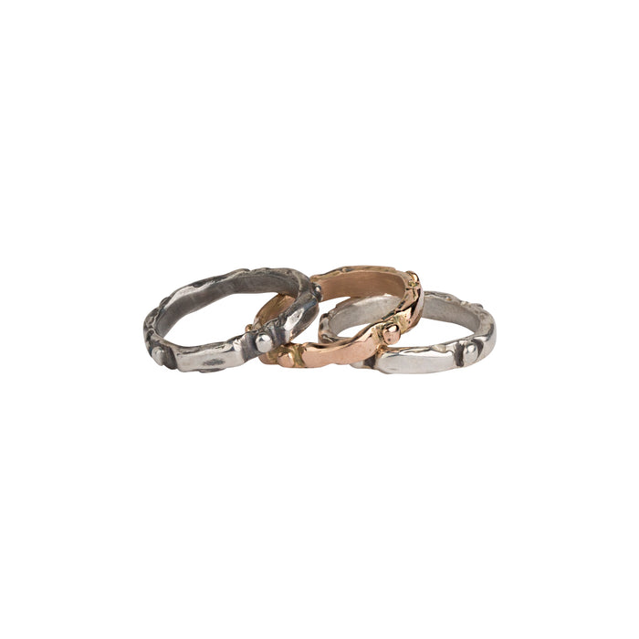 JEFFREYI RING STERLING SILVER