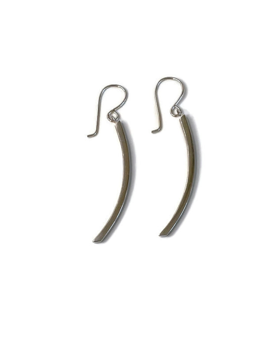 HALF HOOPS HAMMERED STERLING SILVER