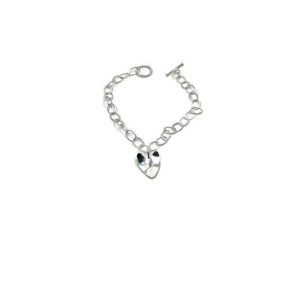 PAPER HEART BRACELET SILVER