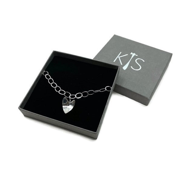 PAPER HEART BRACELET SILVER