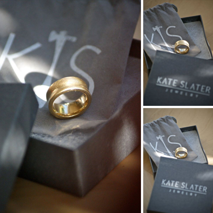 RIVER RING 18k YELLOW GOLD
